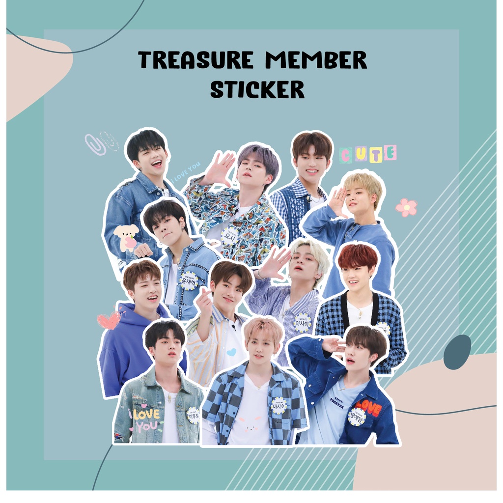 

TREASURE CUTE MEMBER STICKER INDIVIDUAL STIKER