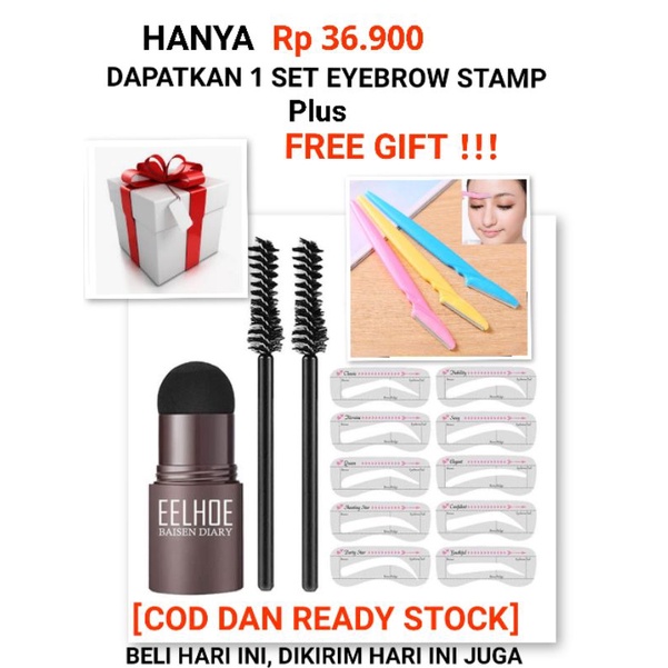 [COD] EYEBROW STAMP | STAMP ALIS | STEMPEL ALIS | CETAKAN ALIS INSTAN BEDAK ALIS