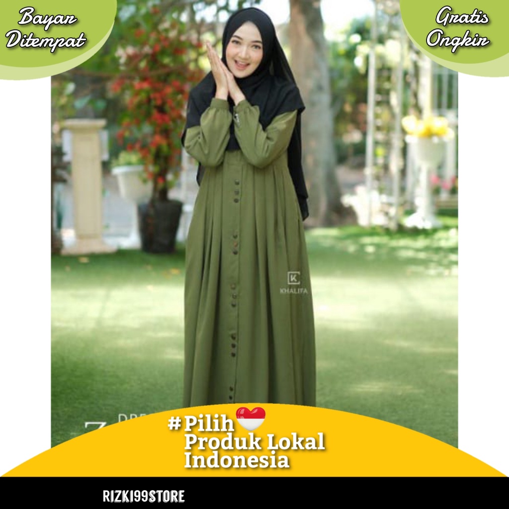 Baju Gamis Wanita Remaja Syari Gamis Dress Remaja Kekinian