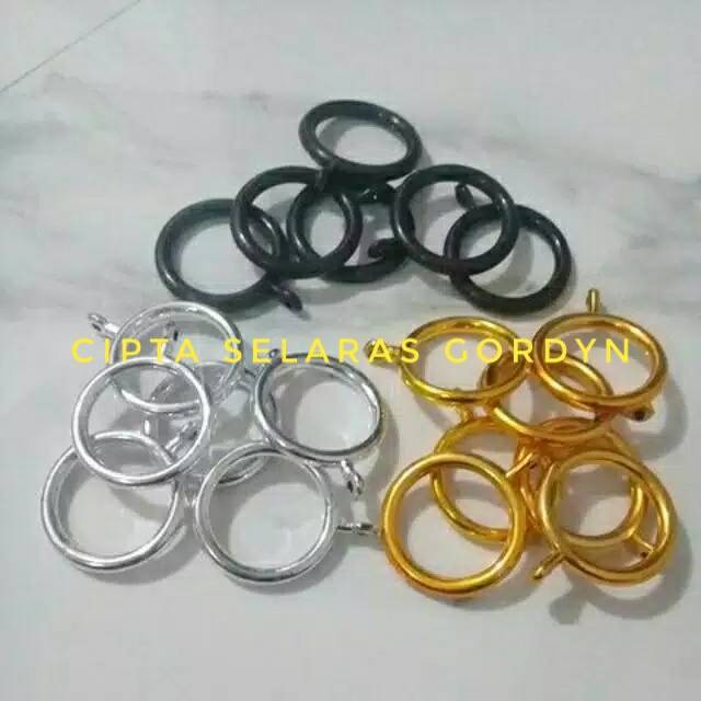 Ring batang gorden bulat cincin besi gorden soka rell batang gorden plisket
