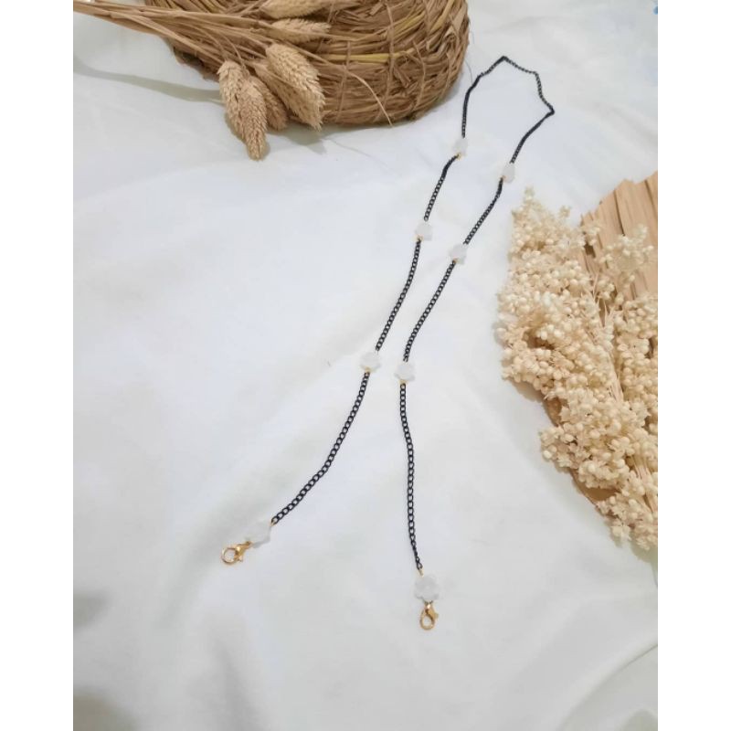 strap masker/tali masker/masker chain/rantai masker/konektor masker hijab/rantai masker hijab
