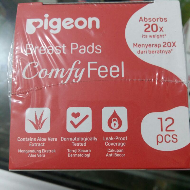 Pigeon Breast Pads Comfy Feel isi 12 Pcs Lebih Lembut Serap ASI