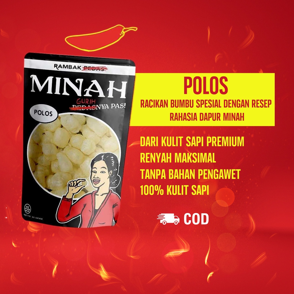 

DOROKDOK Snack Camilan / Rambak Minah - Polosan