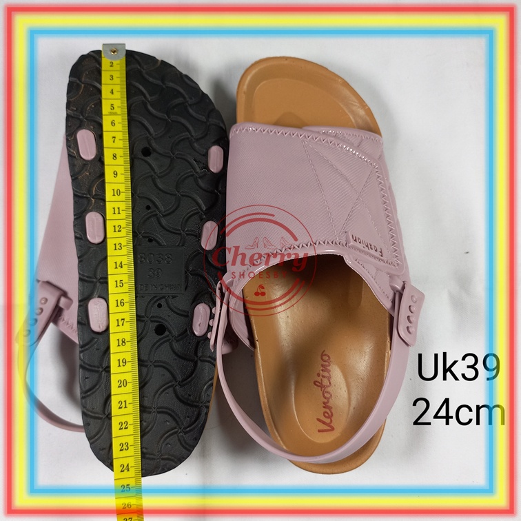 8038H2 Sandal Slop Cewek Verotino Sepatu Sandal Karet Wanita Slip On Tawana Kualitas Import