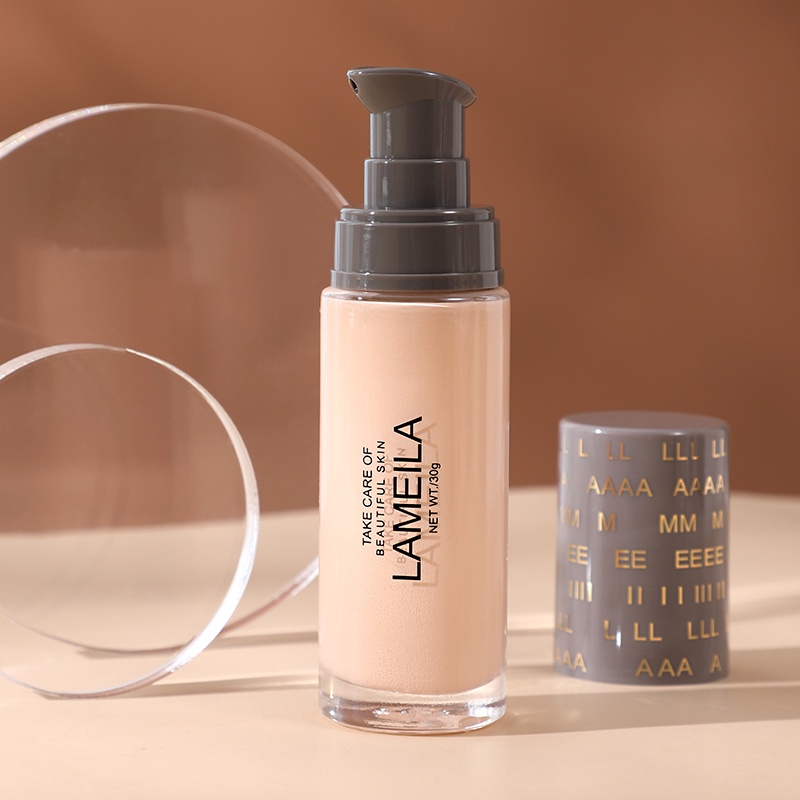 Hope Store - LAMEILA NEW Foundation Concealer Tiga Warna Take Care Of Beautiful Skin Lameila 3055