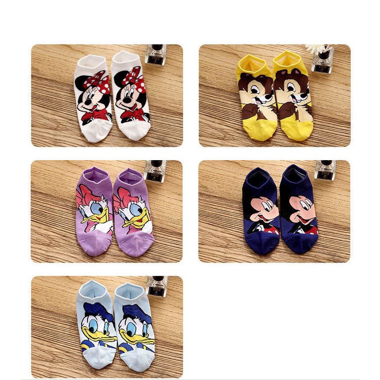 DC - Kaos Kaki Wanita Fashion Motif Kartun l Kaos Kaki Korea.