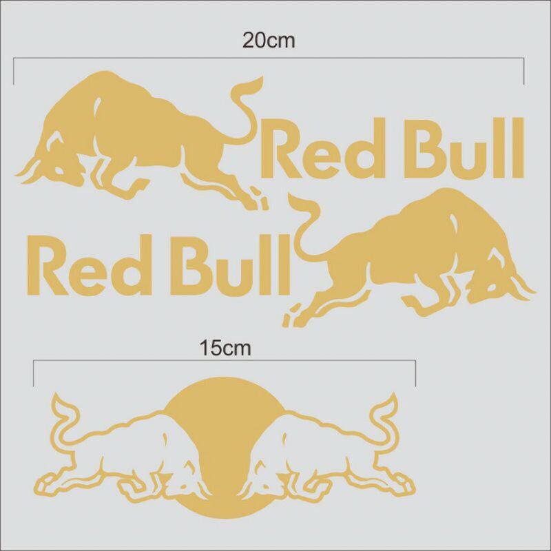 STIKER MOTOR/MOBIL STICKER CUTTING RED BULL TERBARU