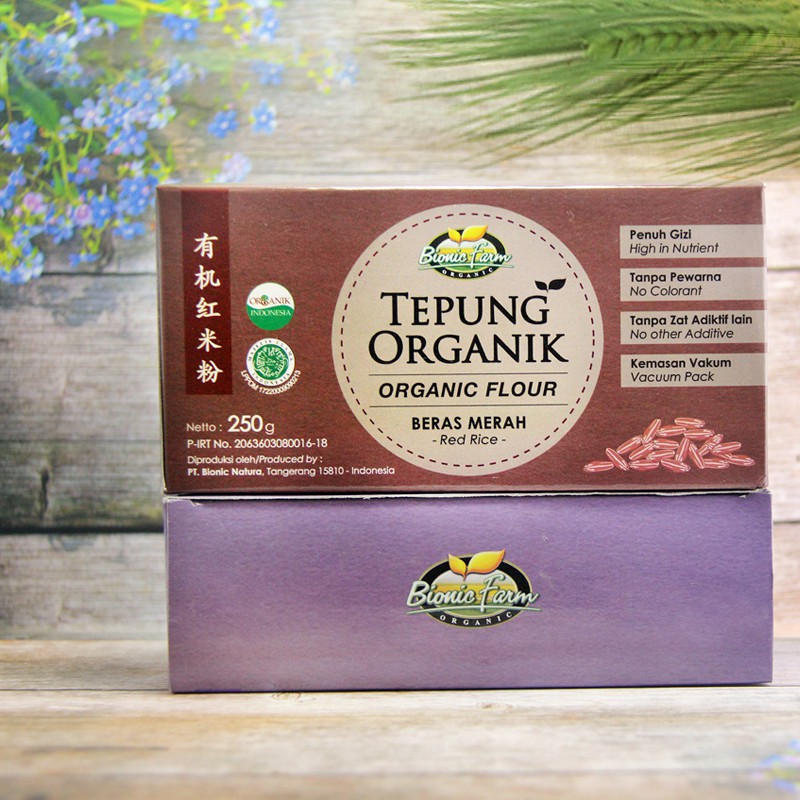 

Tepung Beras Merah Bionic Farm