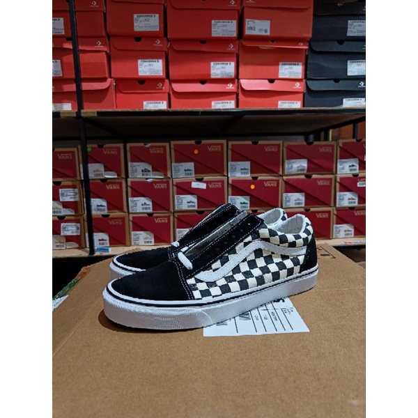 (Resmi Navya) Vans Old Skool Primary Checkerboard Original