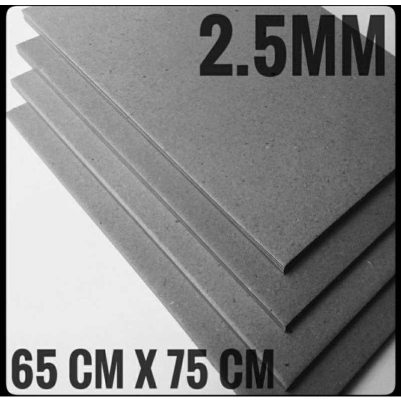 

Karton Board No.25 /2,5 MM Uk 65 cm x 75 cm 1 Pax ( isi 25 lembar )