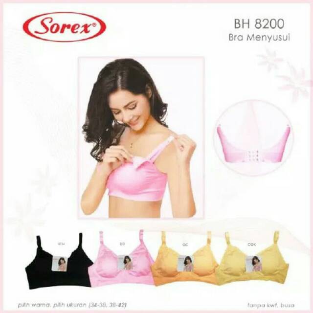 BH Bra Hamil Menyusui PREMIUM Maternity Seamless SOREX 8200