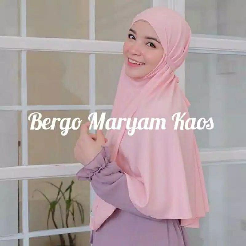 jilbab Fatimah bergo jumbo xl kaos