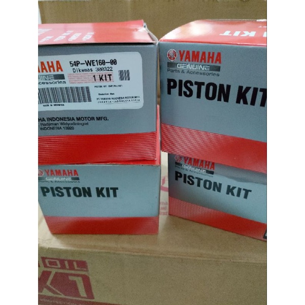 PISTON KIT/ RING SEHER ORI MIO J, GT, SOUL os.Standar