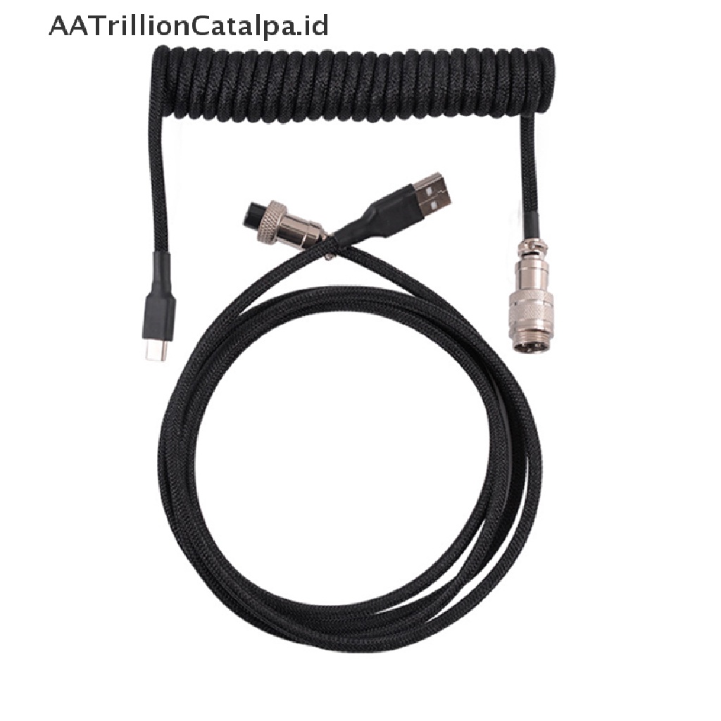 Aatrillioncatalpa Kabel USB Tipe C Panjang 1.5m Untuk Keyboard Mekanik