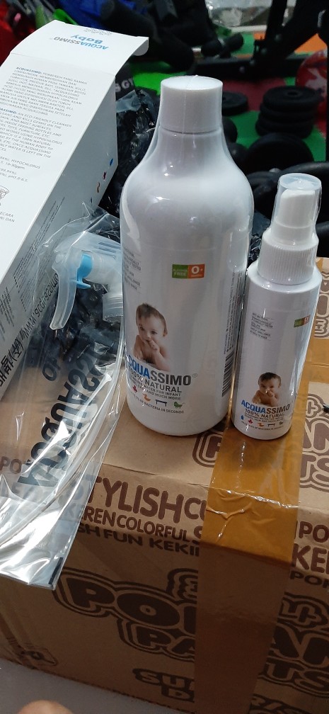 Acquassimo Water Sanitary Cairan Pembersih Aman 40ml 100ml 300ml 500ml