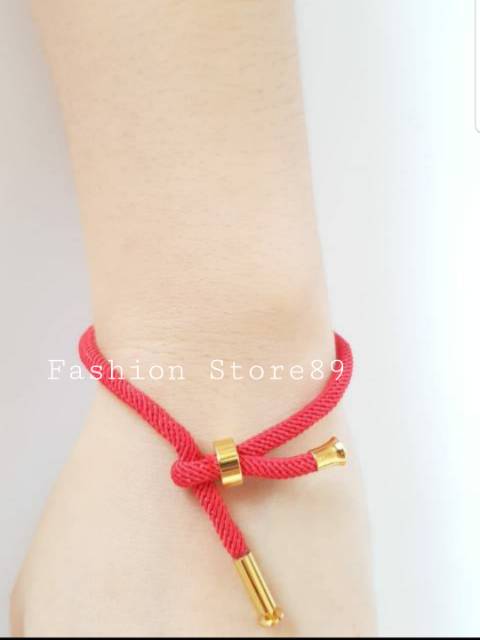 Gelang Fashion Wanita Model Tali serut Import