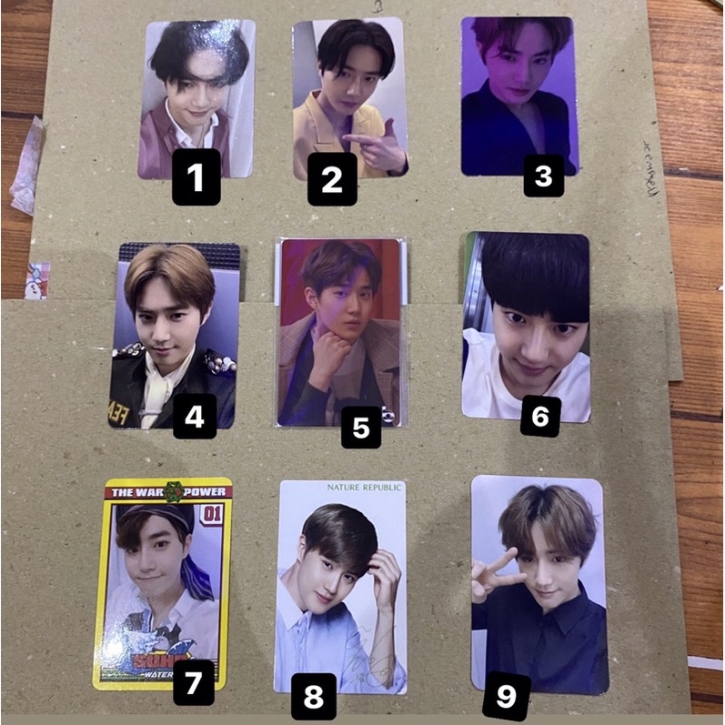 PC SUHO EXO TEMPO LOVESHOT SELF POTRAIT OFFICIAL