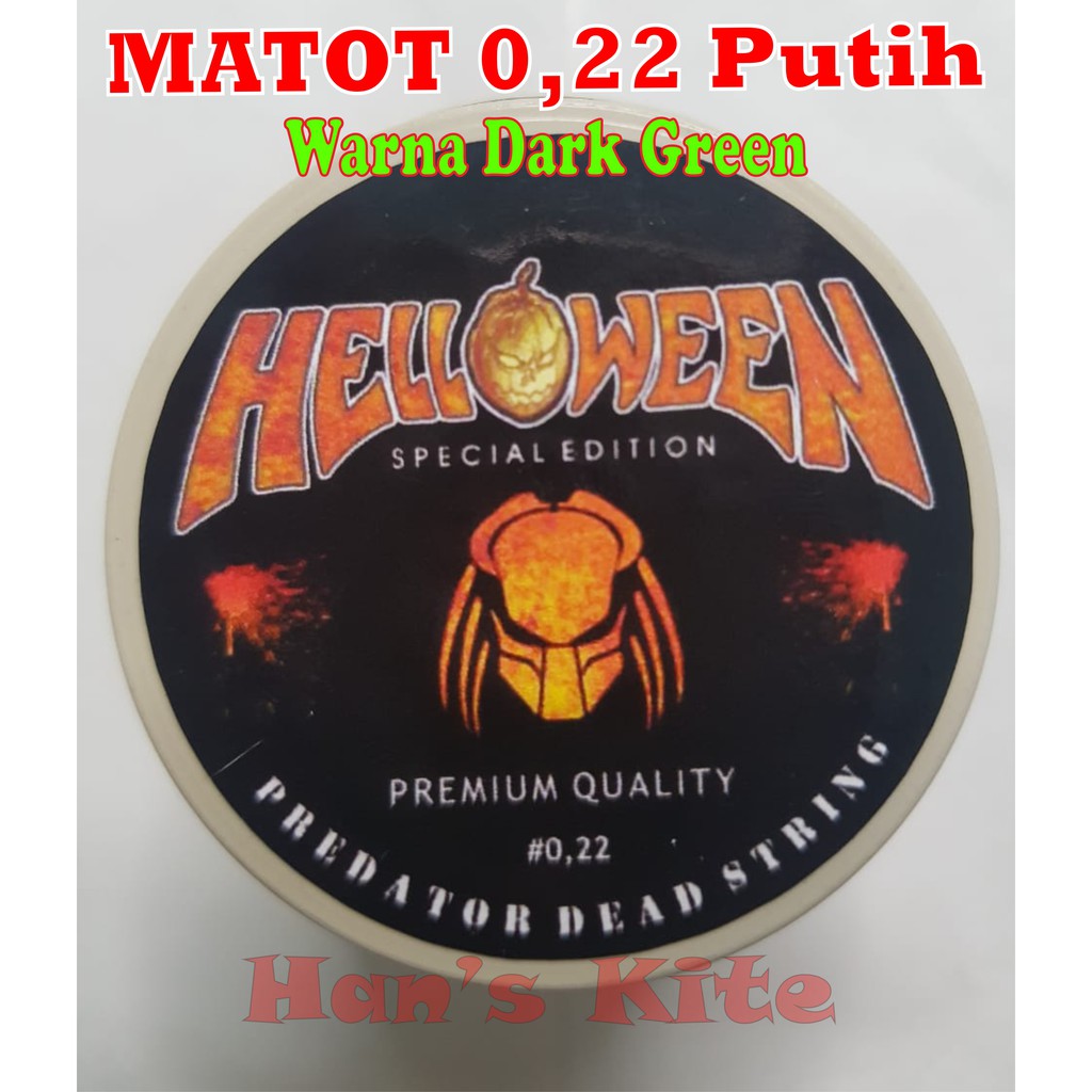 Gelasan PREDATOR Helloween Matot Putih 0,22 Formula Khusus Special Turnament Predators Hellowen ORI