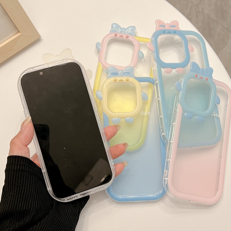 Soft Case Bumper Silikon Warna Macaron Gradasi Untuk iPhone 14 13 12 11 Pro Max X Xr Xs Max 7 8 6 6s Plus SE 2020