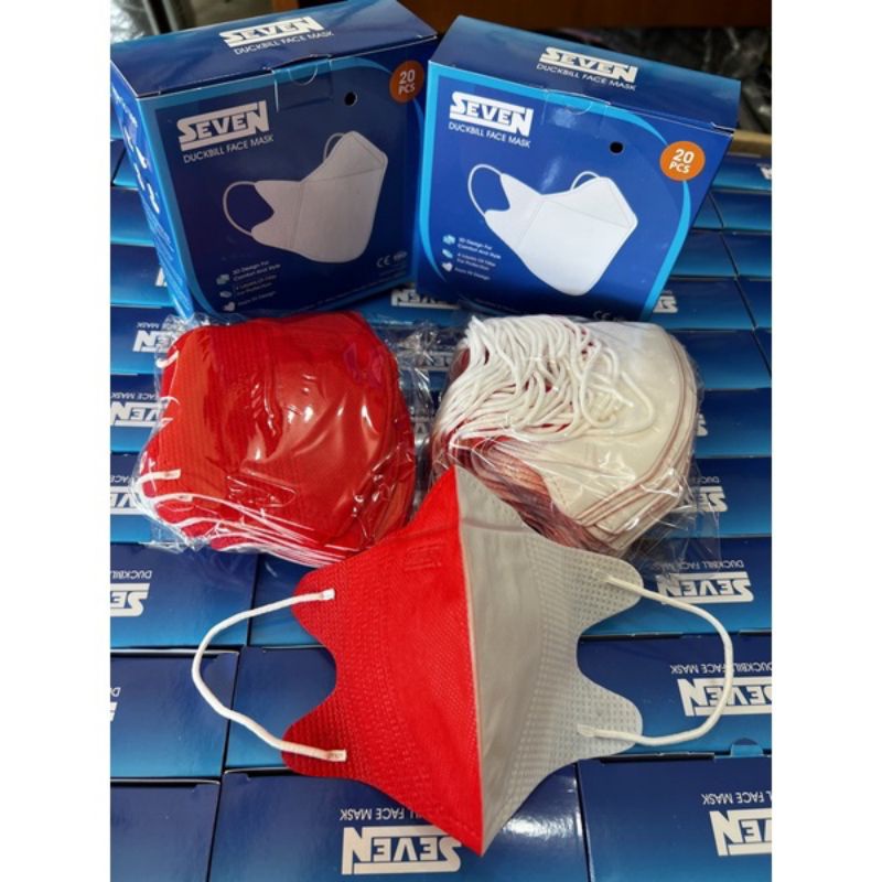 Masker Duckbill Merah Putih isi 20/pack