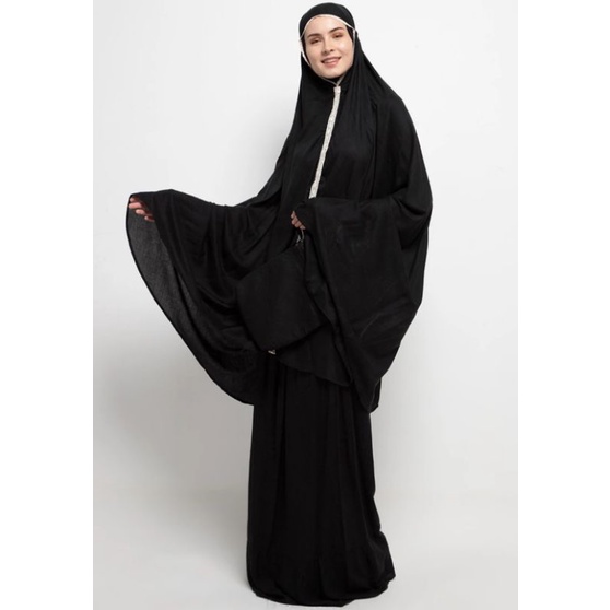 MUKENA ADEM bagus brand ZAMMIRA , PREMIUM LACE prayer SET WITH POUCH