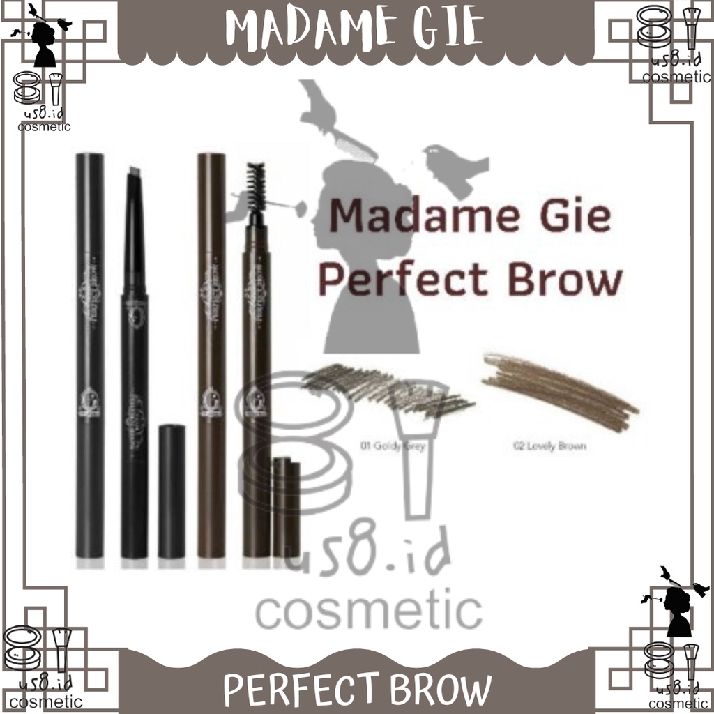 Madame Gie Perfect Brow Eyebrow | Eye Brow Pensil Alis BPOM