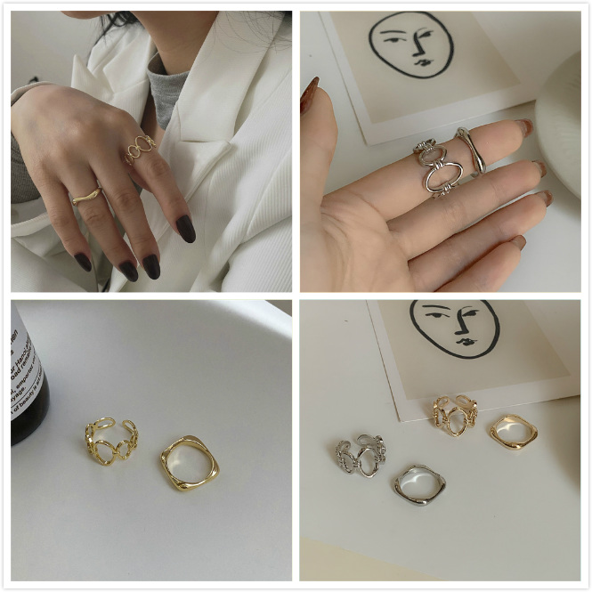 2 Pcs Dalam Desain Angin Cincin Akal Tinggi A&amp;6