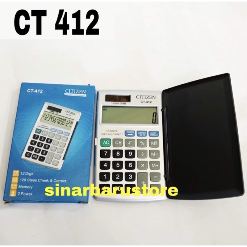 

Kalkulator/Calculator "Citizen" KW 412 12 Digits