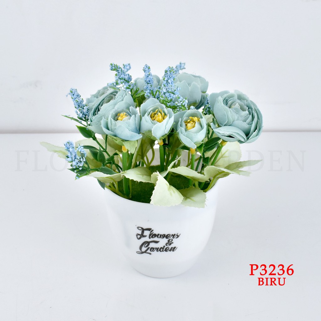 TIB P3236 TANAMAN BUNGA HIAS POT TANAMAN HIAS DEKORASI RUMAH DAN BUNGA PLASTIK-4