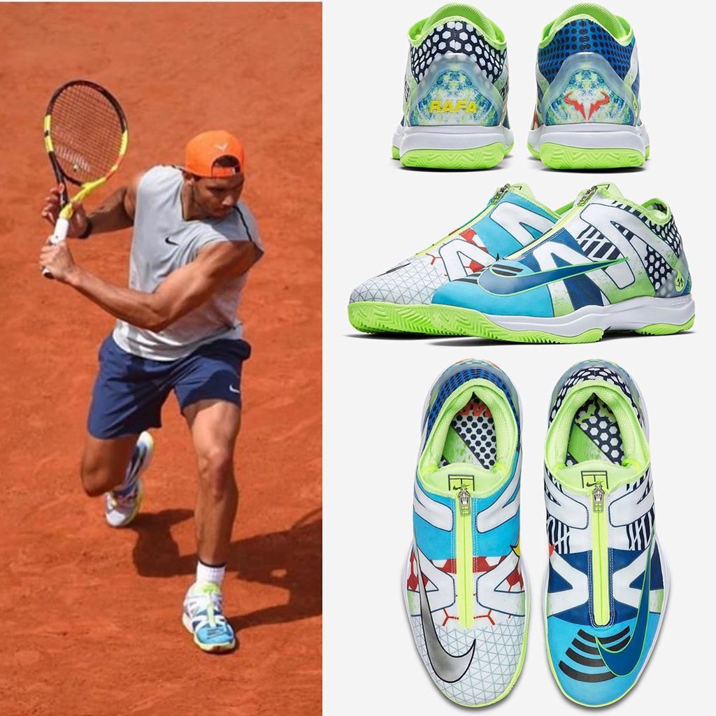 Sepatu Tenis Tennis Nike Air Zoom Cage 3 Rafael Nadal Glove Original