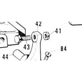 115585001 Bolt / 022840101 Nut Mesin Jahit Lubang Kancing Brother B814