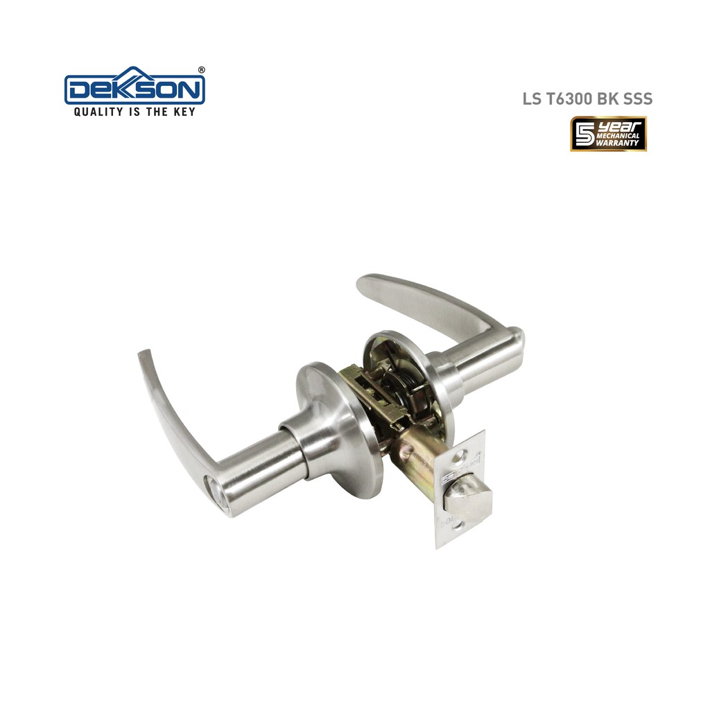 DEKKSON - KUNCI PINTU KAMAR MANDI DEKKSON LS T6300 BK SSS