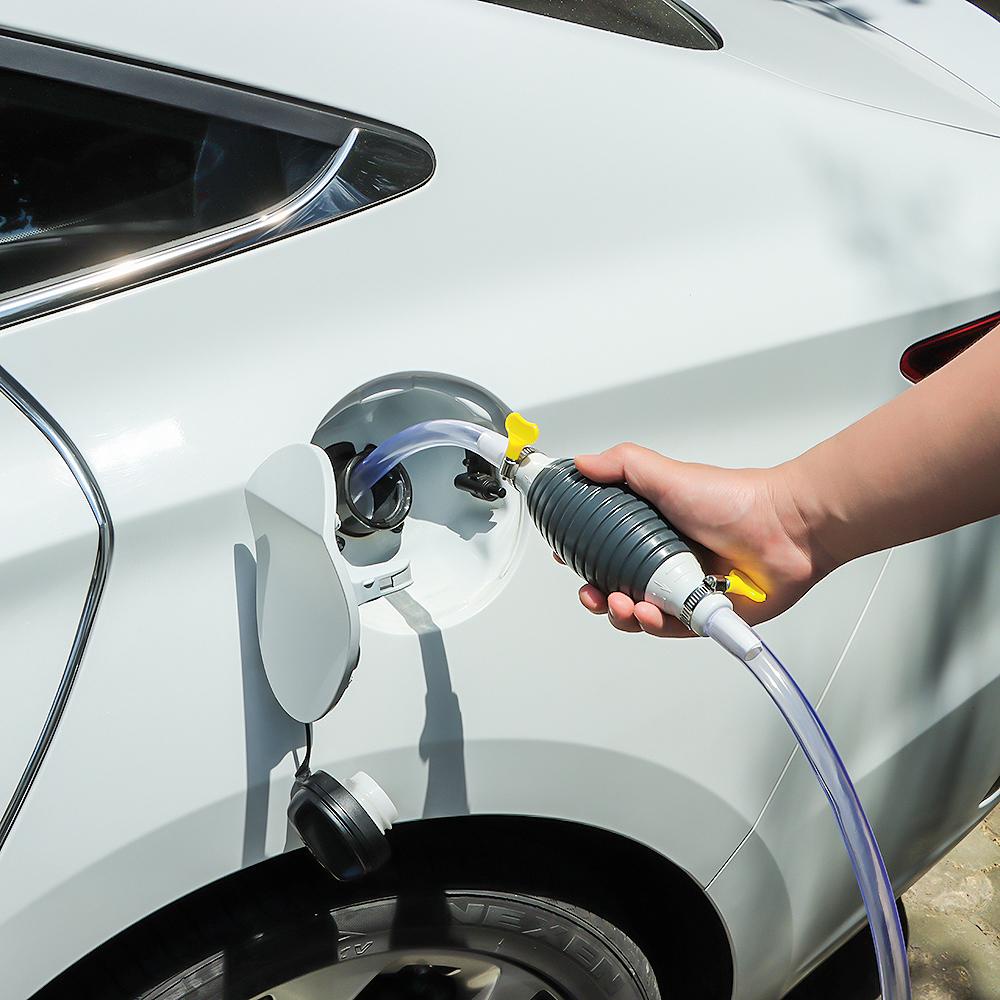 Populer Pompa Sifon Tangan Manual Manual Pump Portable Bensin Solar Tahan Lama