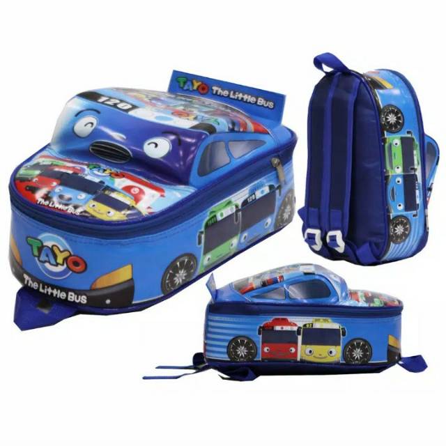 Tas murah karakter tayo, tas mobil Tayo