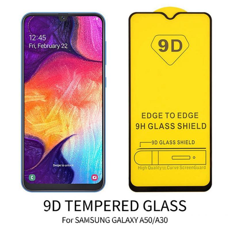 Samsung A12 A03s A52s A22 A32 A52 A72 A02S A51 A71 A70 A50 A30 A10 A10S 9D Full Cover Temper Glass Samsung A11 A50s A21s A51 A71 A50 A30s A30 A20 A10 M10 A10s A20s M11 Temper Glass