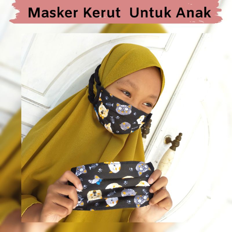 Masker ANAK  Karakter 1-10 Tahun