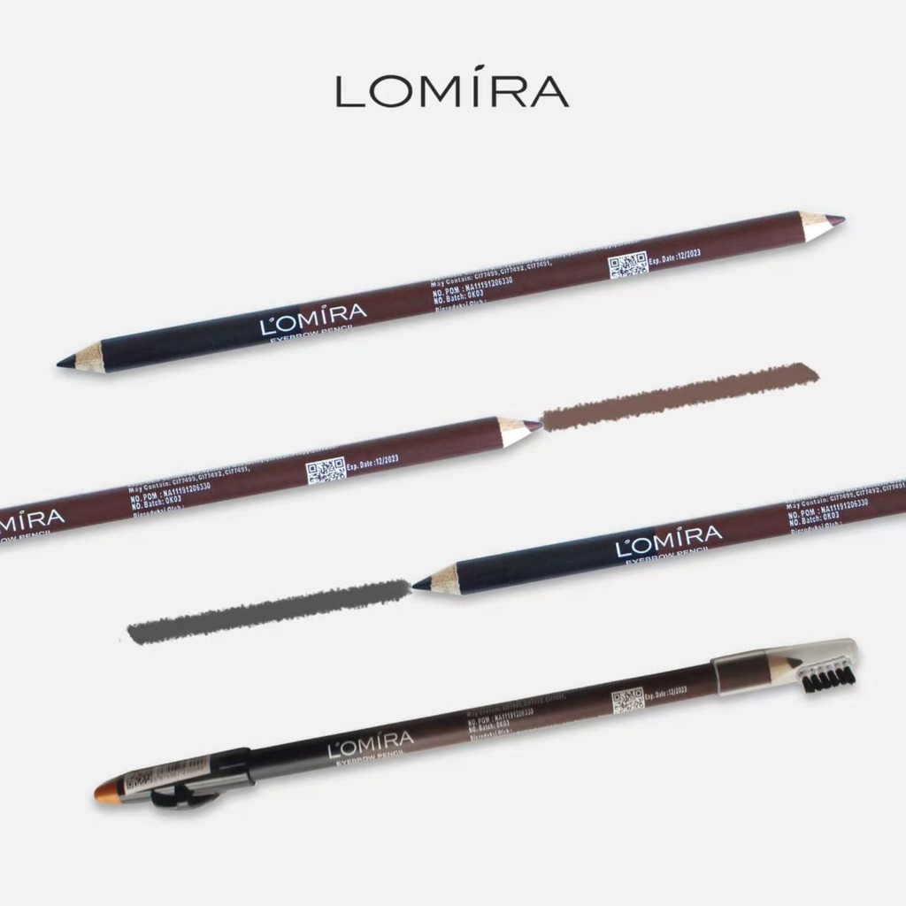 Lomira Eyebrow Pencil Fashion Brow Cream Pencil   (Pensil Alis Waterproof Dengan Hasil Natural)