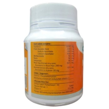 MEGA WE CARE NAT C 1000 30 TABLET 1 BOTOL