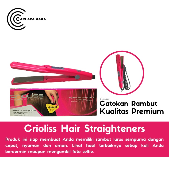 Catokan Rambut lurus dan keriting crioliss