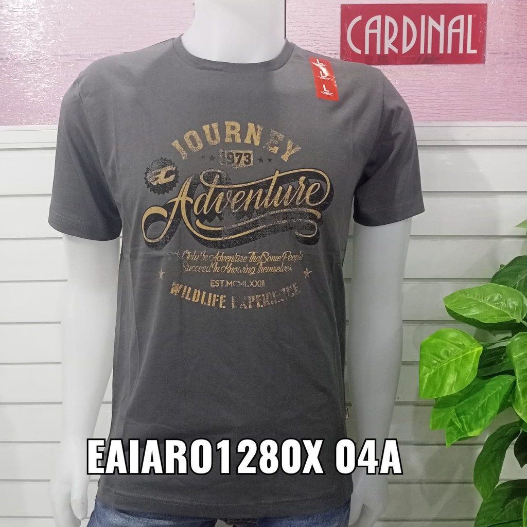 gof KCJ CARDINAL KAOS T-Shirt COWOK Baju Cowok Kaos Cardinal - Abu Abu