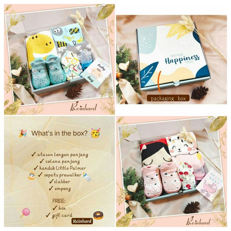 Hampers Bayi Perempuan New Born Lengkap Type Reinhard