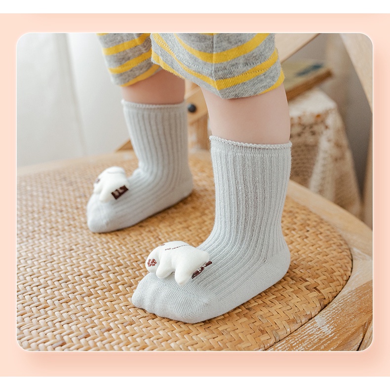 TSC  -  JJD KAOS KAKI PREWALKER BAYI 3D KARAKTER BONEKA TIMBUL