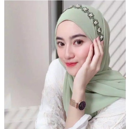 PASHMINA PAYET MUTIARA DIAMOND / PASHMINA PAYET TALI