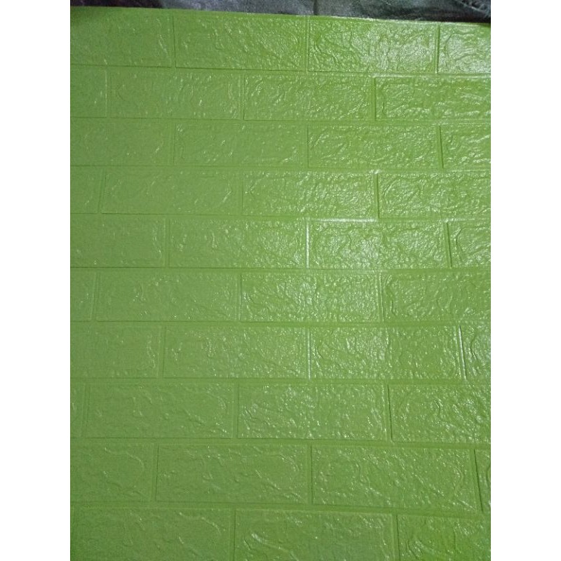 Wallpaper Dinding 3D Foam Motif Batu Bata Ukuran 77 x 70 CM Dekorasi Dinding Kamar Rumah Murah//List Wallpaper uk.11x70cm