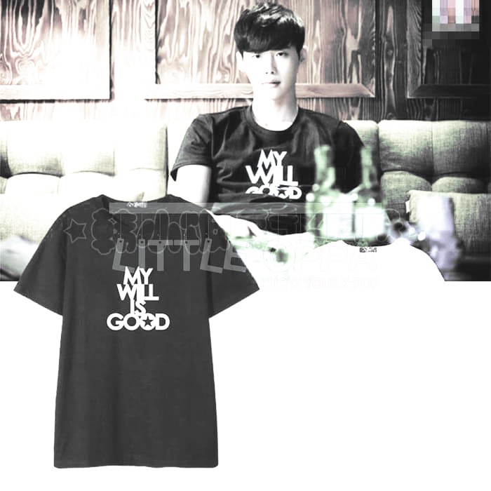 LOP790 KAOS TSHIRT KPOP LEE JONG SUK MY WILL IS GOOD PREMIUM COTTON
