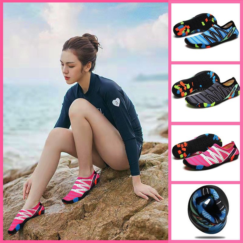 Berenang Sepatu Pria Pantai Slip Bahan Lembut Untuk Snorkeling / Surfing / Yoga