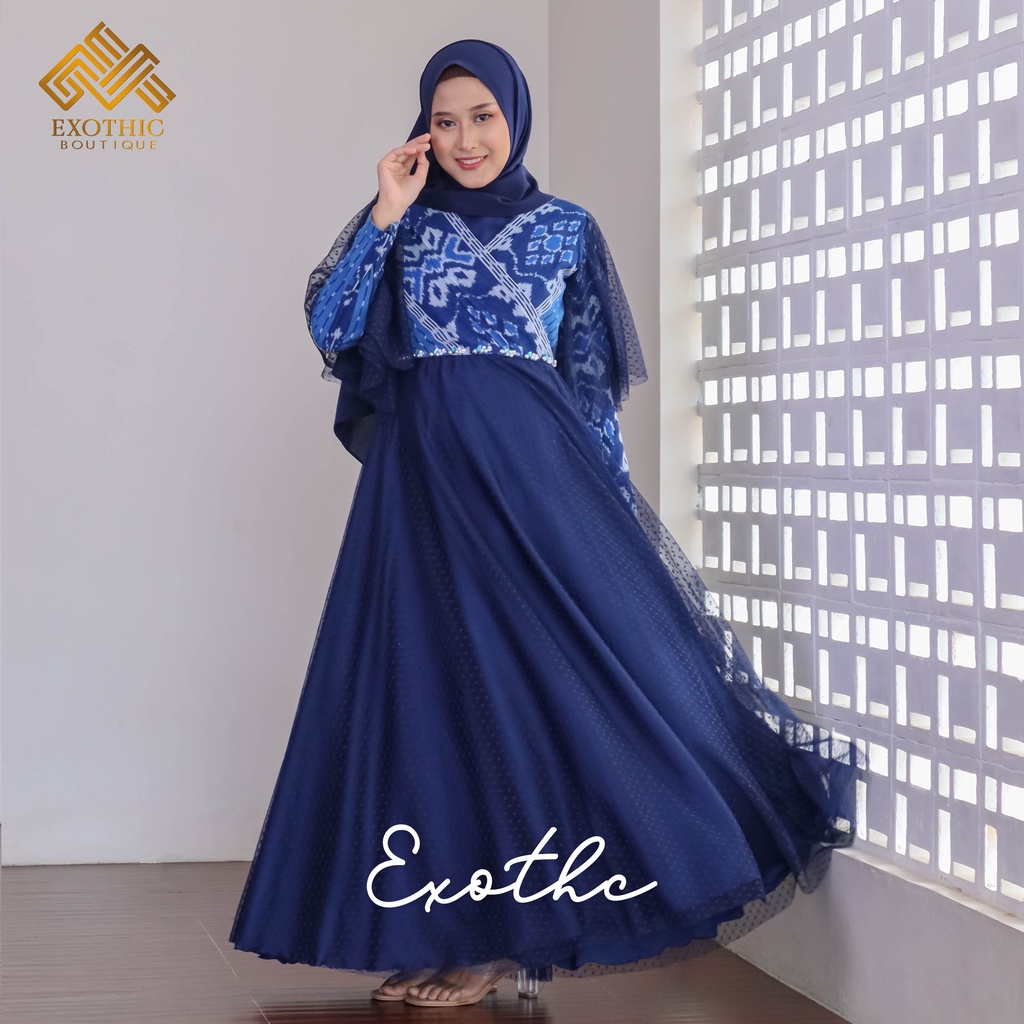 gamis_tenun_troso_ori_maxy_tenun_gamis_syari_tenun_cantik_mewah_elegan_tenun_ori_SHIMA_NAVY_BY_EXOTH