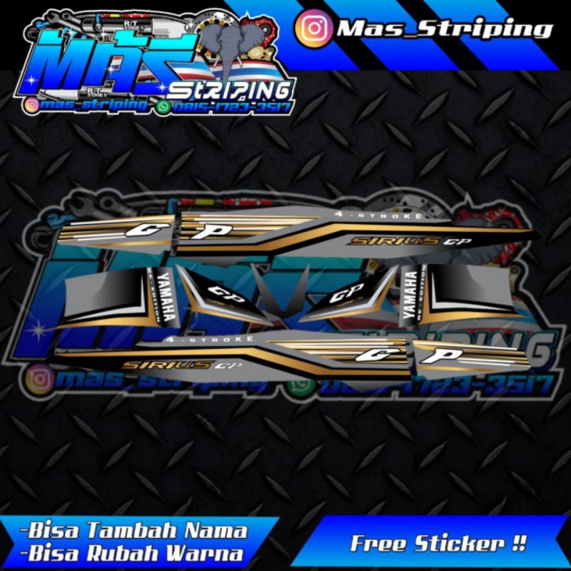 striping vega r new sirius gp