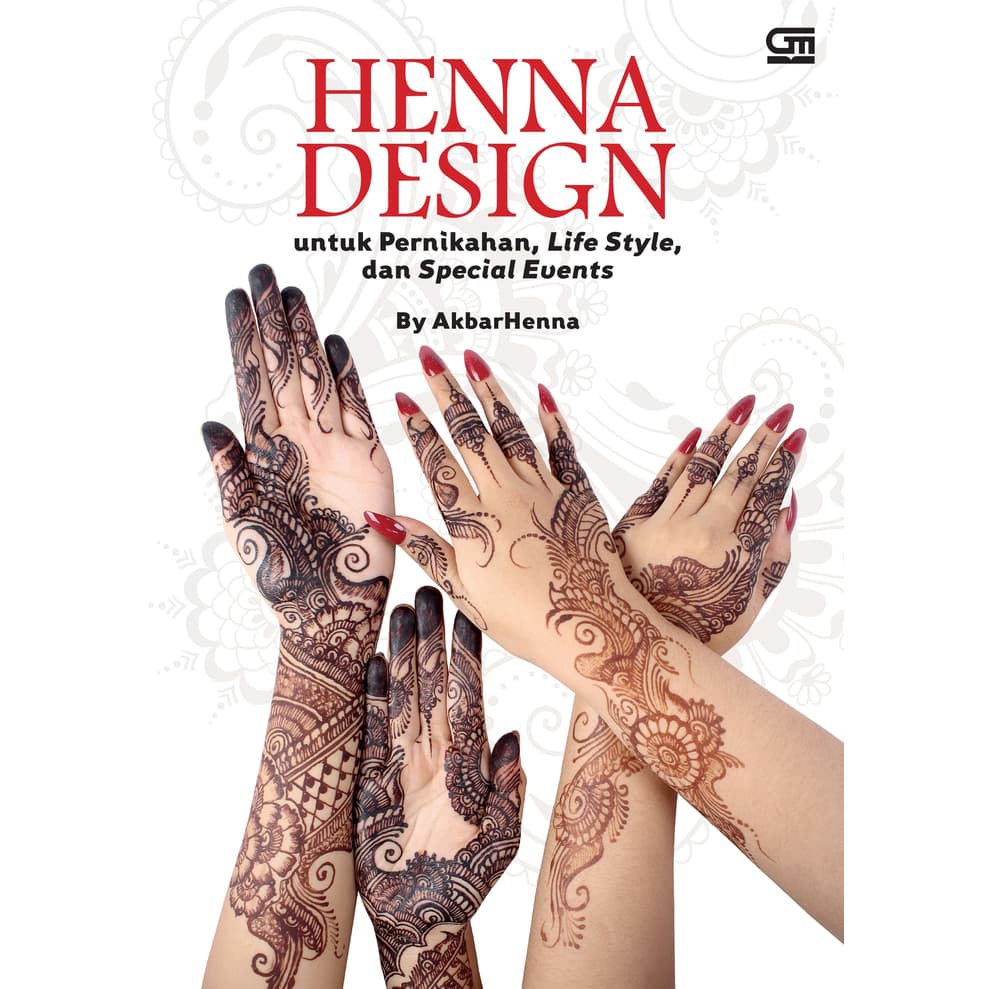 Buku Kumpulan Contoh Design Henna Shopee Indonesia