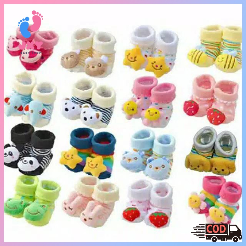 Kaus kaki bayi Anti slip/Kaos kaki bayi/Kaus kaki boneka/Kaos kaki sepatu bayi  L112/113